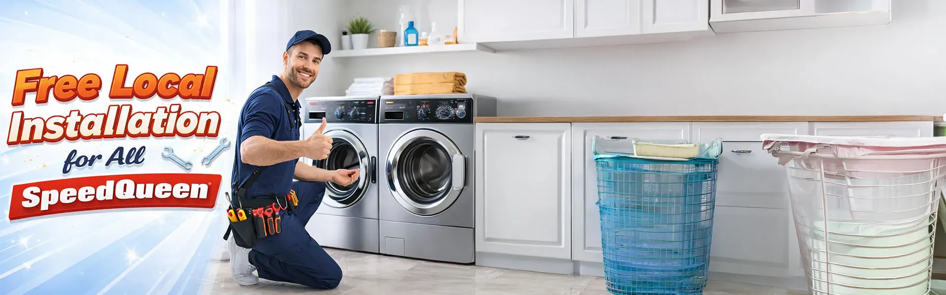 Free Local Installation on Speed Queen